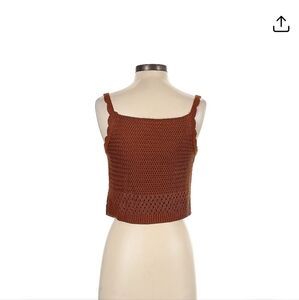 House of Harlow 1960 Crochet Tank.